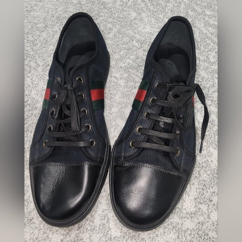 Gucci Web Sneakers Canvas sz 9